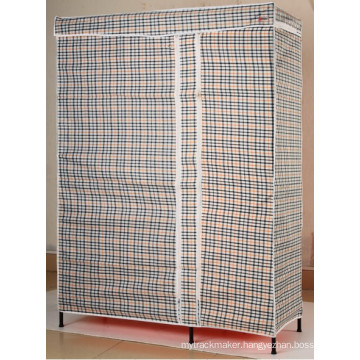 Assembled Adjustable Convience Metal Wardrobe Closet with Oxford Cover (CR1027-OX)